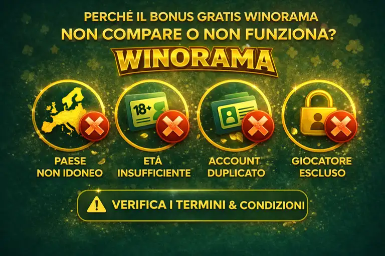 Problemi comuni e errori nell'attivazione del bonus gratuito sul casinò Winorama con soluzioni