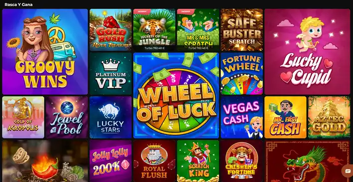 Giochi gratta e vinci sul Casinò Winorama con formati di gioco istantaneo e contenuti alternativi del casinò